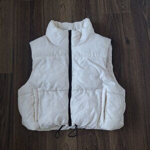💙 CISONO Girls Warm Cozy Lightweight Puffer Vest Size L Preppy Outdoors